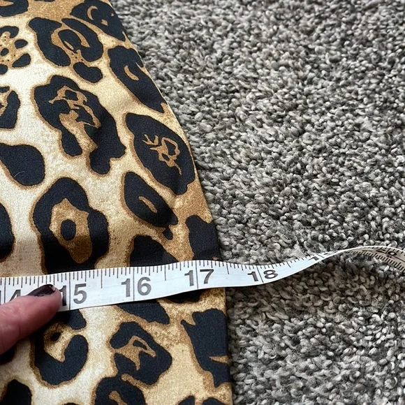 BB DAKOTA Ruched Drawstring Leopard Print Skirt - Picture 8 of 9